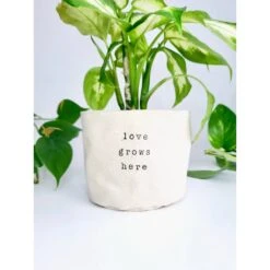Canvas Plant Pot Cover