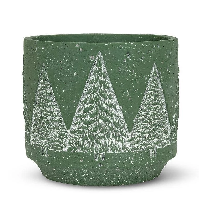 Abbott Snowy Trees Planters 1 Abbott Snowy Trees Planters