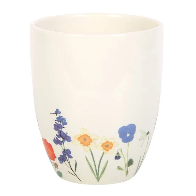 Wildflower Floral Ceramic Plant Pot 2 Wildflower Floral Ceramic Plant Pot - Image 2