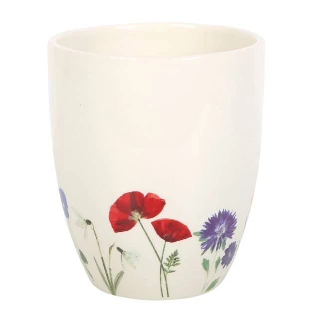 Wildflower Floral Ceramic Plant Pot 3 Wildflower Floral Ceramic Plant Pot - Image 3