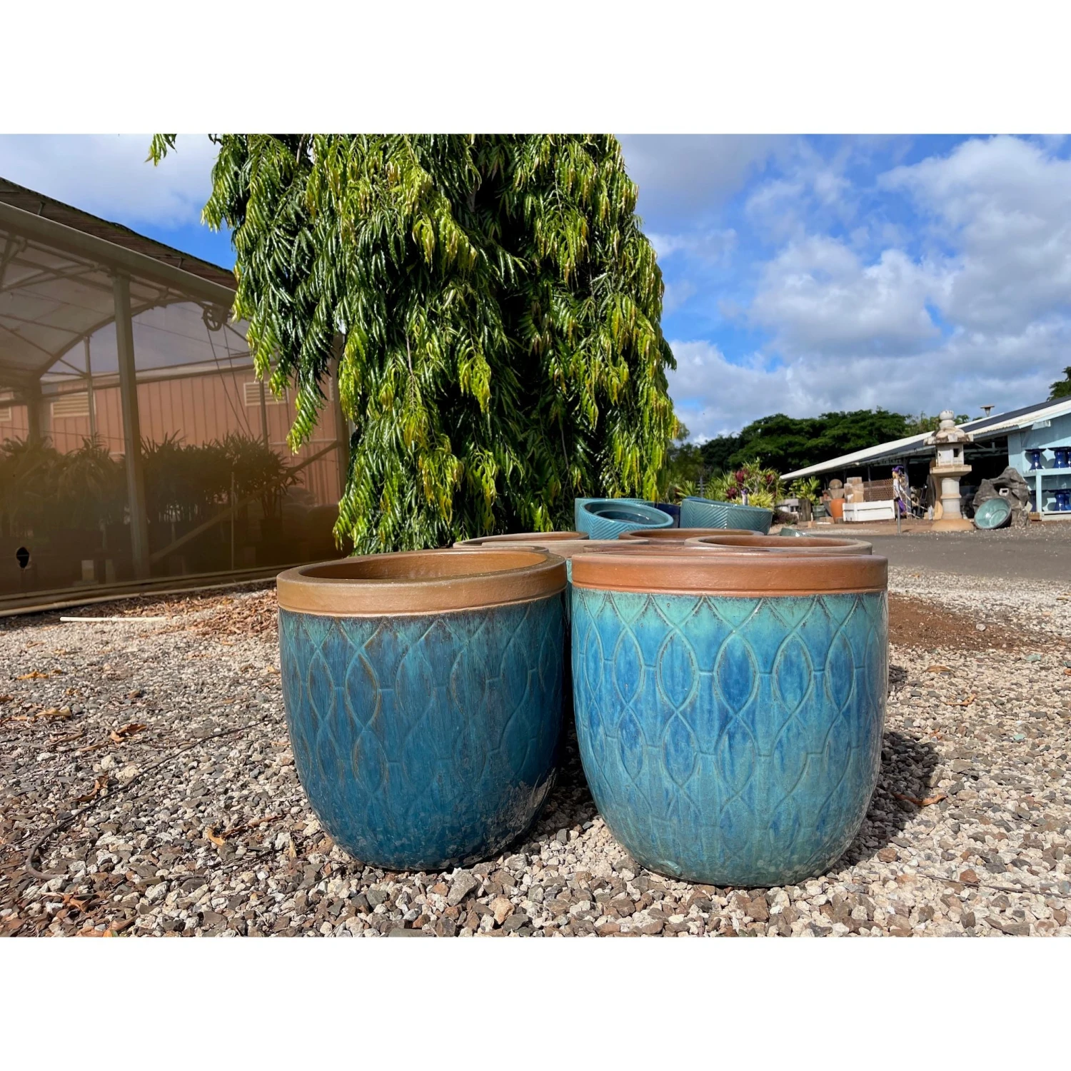 Cerulian Braided Planter 1 Cerulian Braided Planter