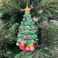 Christmas Tree Present Christmas Ornament