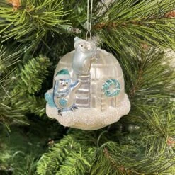 Penguin And Igloo Christmas Ornament