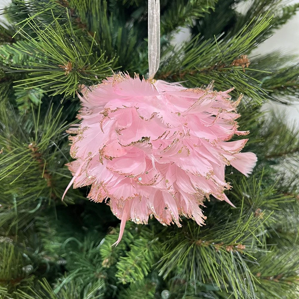 Pink Feather Ornament 1 Pink Feather Ornament