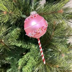 Pink Lollipop Ornament