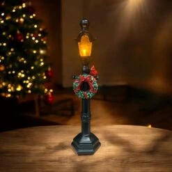 Resin Christmas Road Lamp