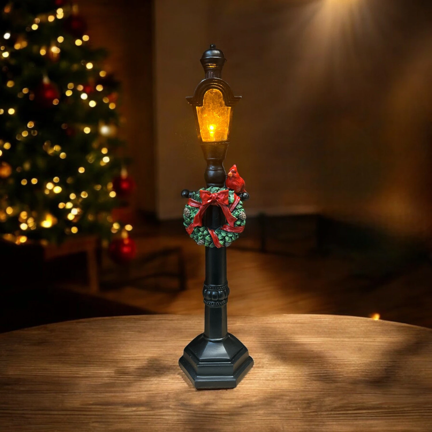 Resin Christmas Road Lamp 1 Resin Christmas Road Lamp