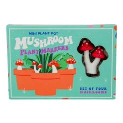 GIFT REPUBLIC Mushroom Plant Markers -Fresh Plant World fb2b5f309bf06fb888ce93553dd668802c73baa8e8ce7df1d9cbf77cbbcd3865
