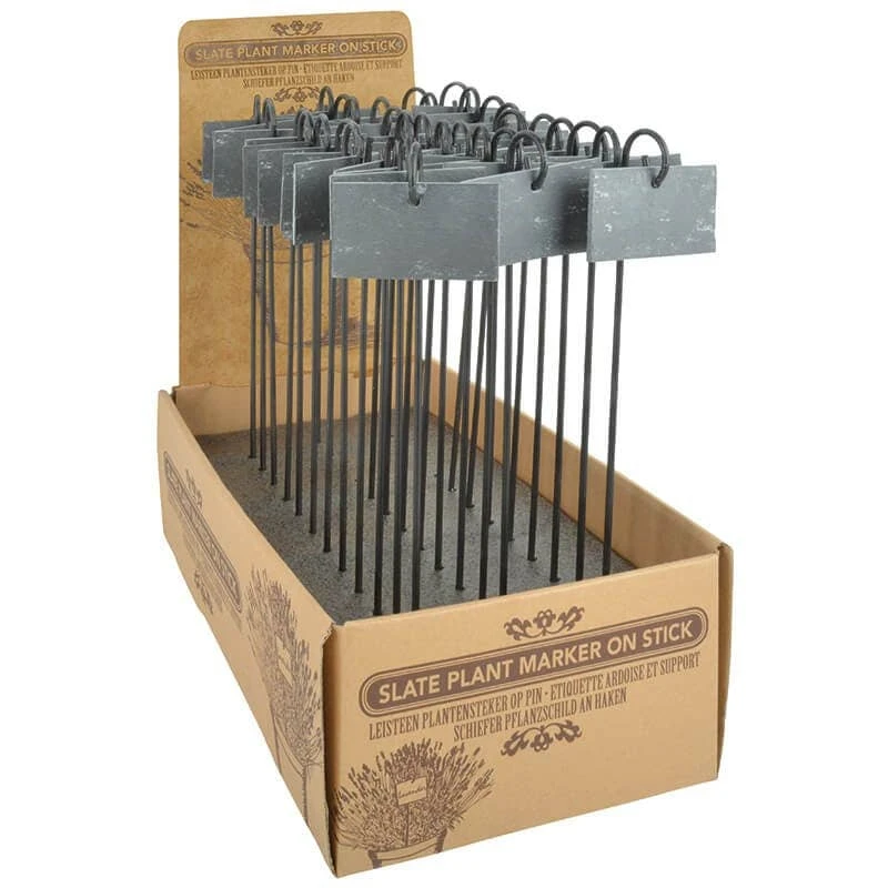 Plant Marker On Stick, Slate 2 Plant Marker On Stick, Slate - Image 2